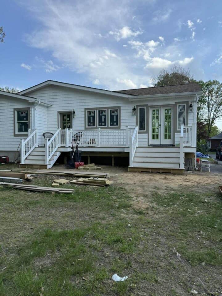 exterior ranch house back deck ideas