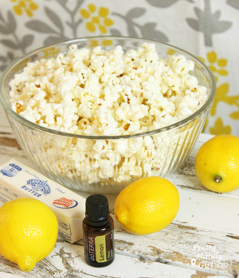 ingredients-lemon-zest-popcorn Lemon Zest Popcorn {Gift Idea} | Pretty Handy Girl