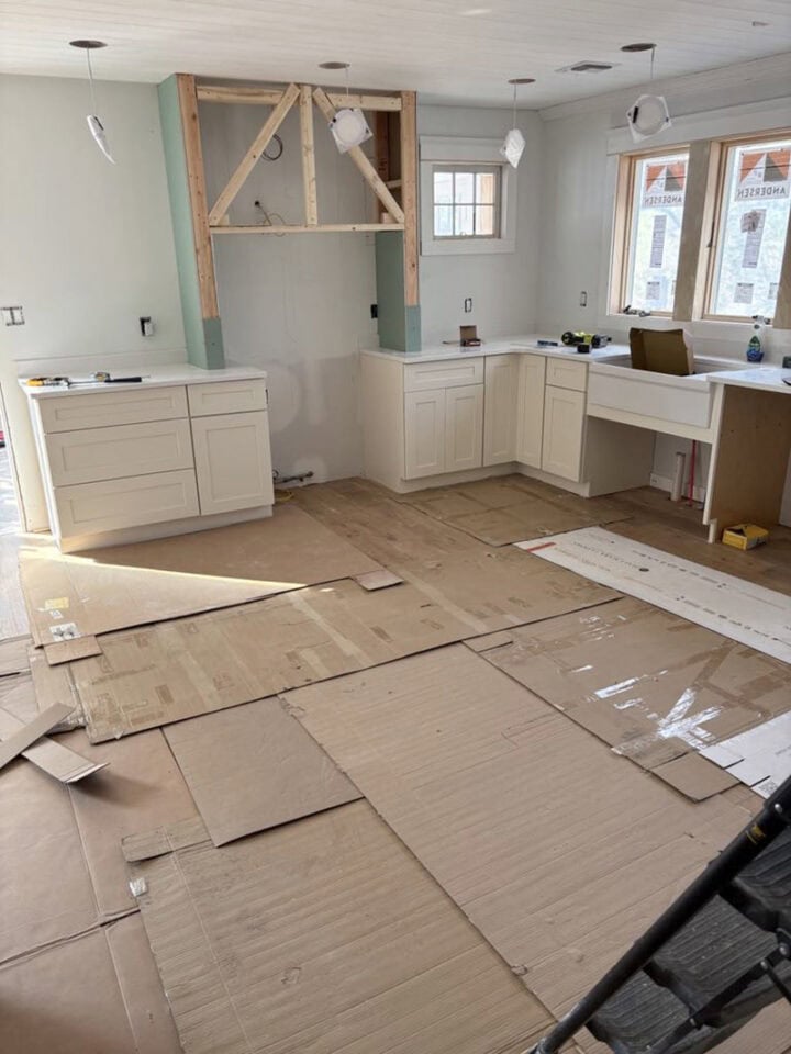 custom range hood build in kitchen renovation
