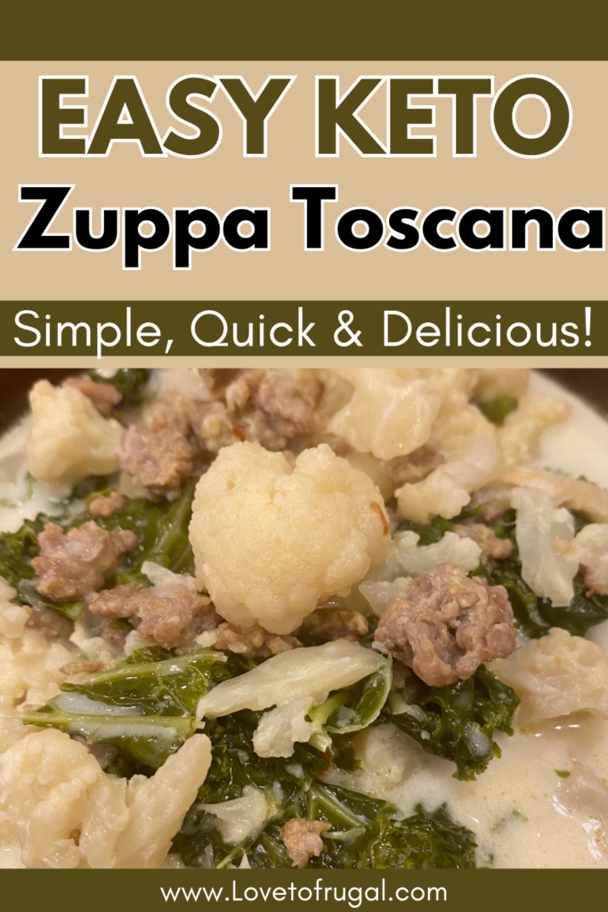 low carb Zuppa toscana pin