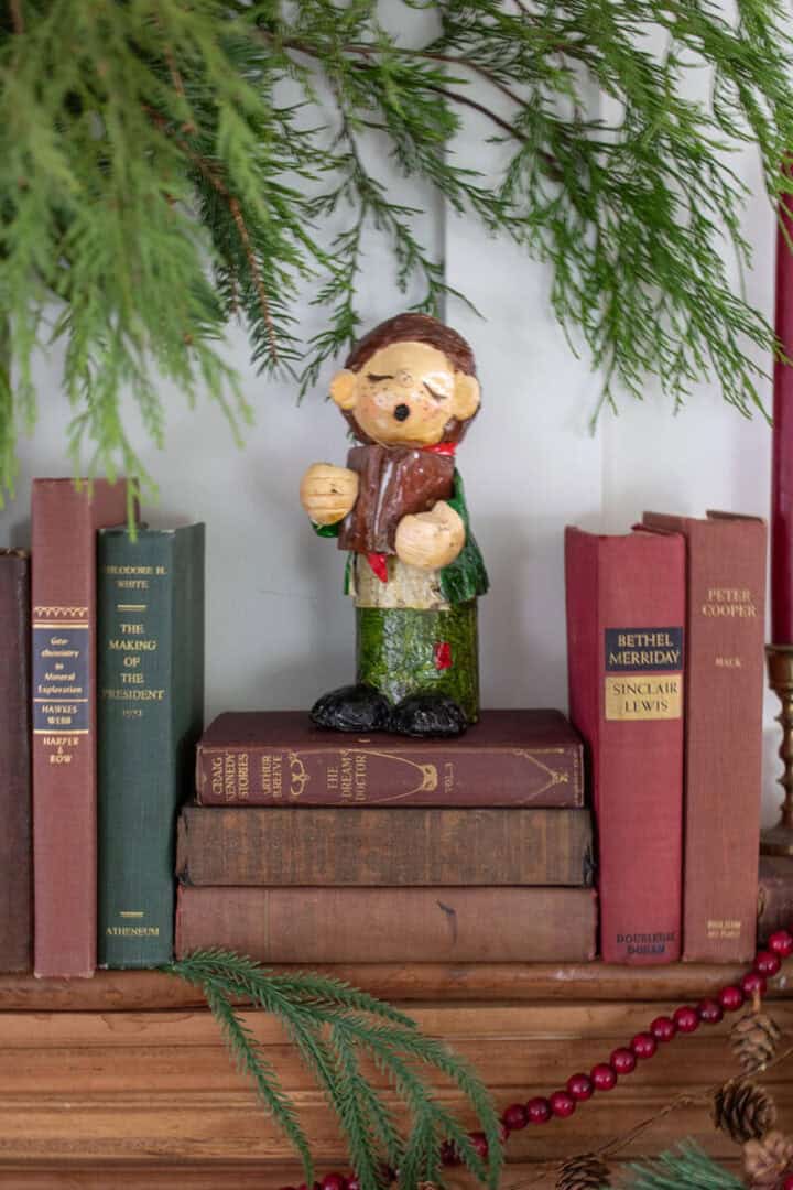 antique paper mache Christmas